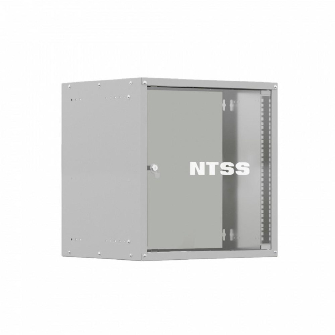 Шкаф коммутационный NTSS Lime NTSS-WL9U5560GS настенный,  стеклянная передняя дверь,  9U,  550x500x600 мм