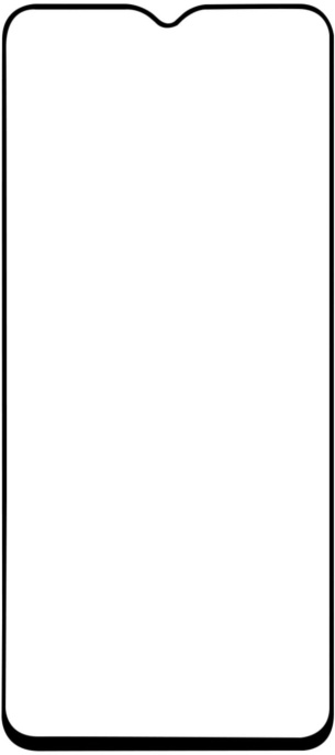 Защитное стекло для экрана Redline для Honor X6a 2.5D, 1 шт, с аппликатором для разглаживания, черный [ут000036724]