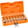Набор головок со вставками TORX в кейсе (T20-T60, 100 мм, 8 шт, 1/2" DR) Airline AT-BS-32