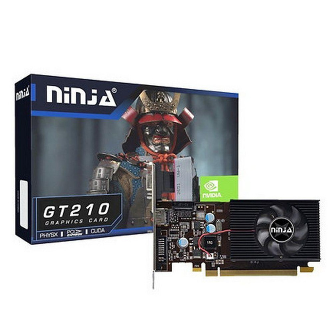 Видеокарта Ninja Sinotex GT210 512MB GDDR3 64bit VGA DVI HDMI 1FAN RTL NF21N5123F