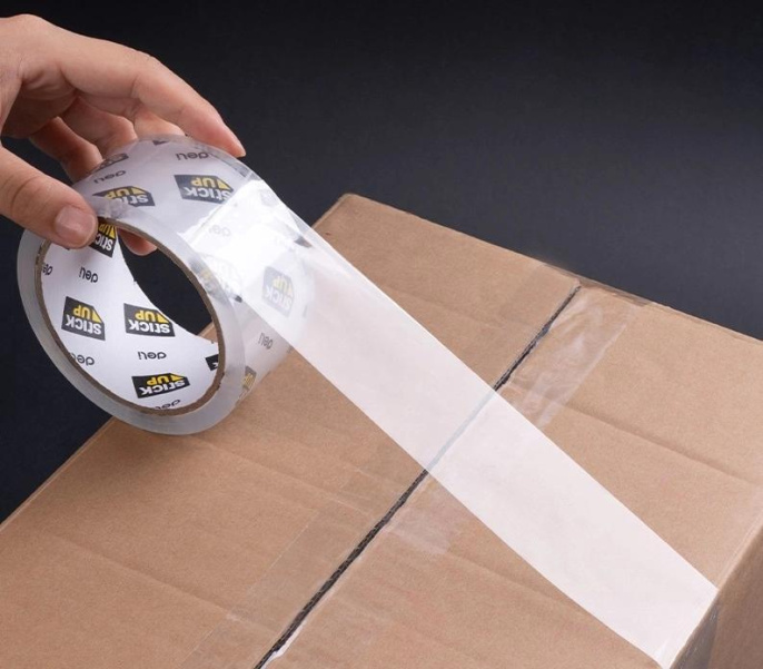 Клейкая лента канцелярская Deli EA698 прозрачная шир.48мм дл.50м 48мкр