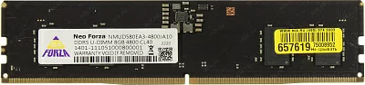 Модуль памяти Neo Forza NMUD580EA3-4800JA10 DDR5 DIMM 8Gb PC5-38400 CL40