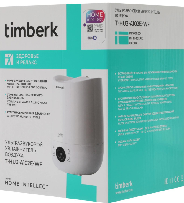 Увлажнитель воздуха Timberk T-HU3-A102E-WF 23Вт ультразвуковой белый