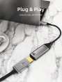 Кабель-адаптер CABLETIME CP10B (CT-C160-PU31-CMHDFn1-S0.2) 0.2 м, USB Type-C - HDMI, 4K/60 Гц, коаксиальный, нейлоновый