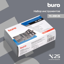 Набор инструментов Buro TC-2101,  25 предметов
