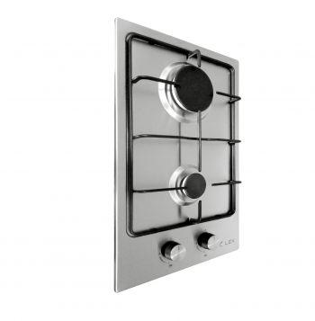 Газовая варочная панель LEX GVS 320 IX,  2 конфорки,  нержавеющая сталь,  серебристый