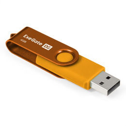 USB-флеш накопитель ExeGate Jet 4GB жёлтый USB2.0, 480Mbps, пластик/металл EX302032RUS