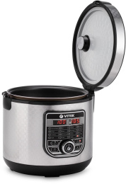 Мультиварка Vitek VT-4282, 860Вт, серебристый