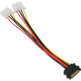 Cablexpert Кабель-разветвитель питания SATA Sata 15pin M / 2xMolex 4pin F , медь, 20см, пакет CC-SATA-2MOLEX-20CM