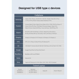 Адаптер UGREEN US173 20808 USB-C to USB 3.0 A Female Adapter. Цвет: черный