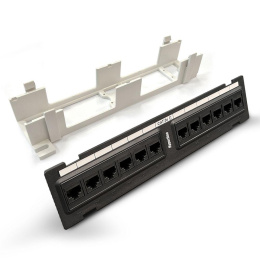 Патч-панель Hyperline PPW-12-8P8C-C5E 12xRJ45 кат.5e UTP