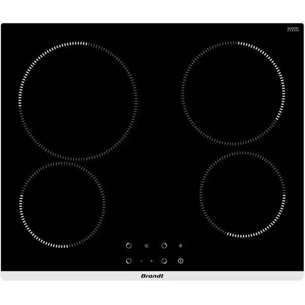 Встраиваемая электрическая панель BRANDT BPV1641B 45x600x510 mm, induction, touch control, timer, 9 modes