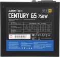 Блок питания Montech ATX 750W CENTURY GOLD G5 80+ gold 20+4pin APFC 120mm fan 10xSATA Cab Manag RTL (CENTURY GOLD G5 750)