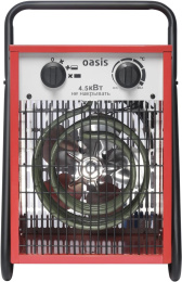 Электрическая тепловая пушка OASIS TP-45S,  4.5кВт, красный [tp-45s (u)]