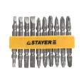Набор двухсторонних бит MASTER 10 предметов STAYER 2605-H10_z01