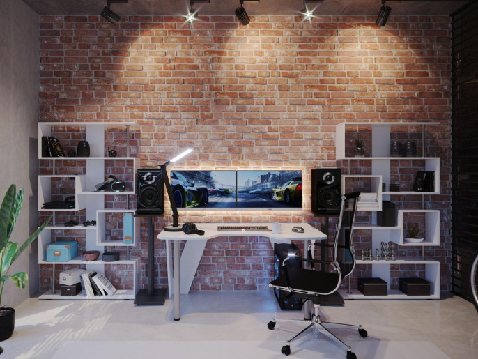 Стеллаж Сокол СТ-2 ЛДСП, 1810x988x268мм белый [ст2б6]