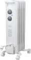 Масляный радиатор Timberk TOR 21.1005 BC, с терморегулятором, 1000Вт, 5 секций, 3 режима, белый