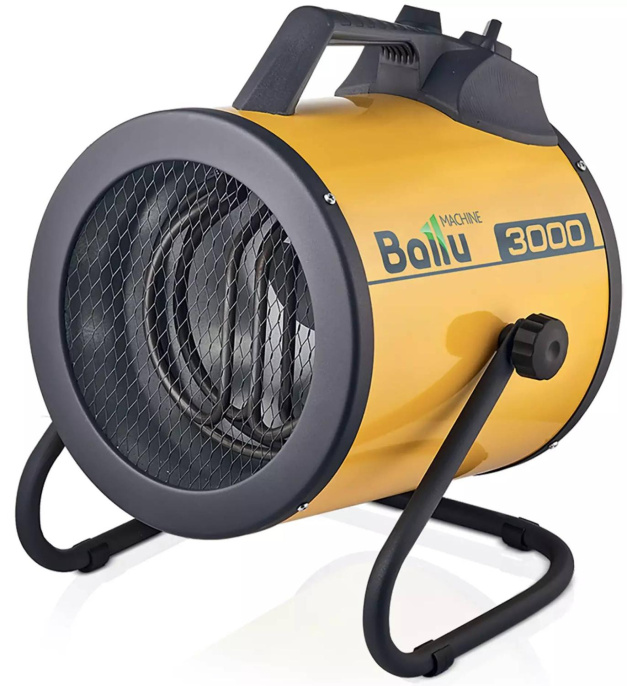 Тепловая пушка электрическая Ballu Prorab 2 BHP-P2-3 желтый/черный