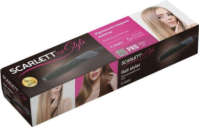 Выпрямитель для волос Scarlett SC-HS60014,  черный