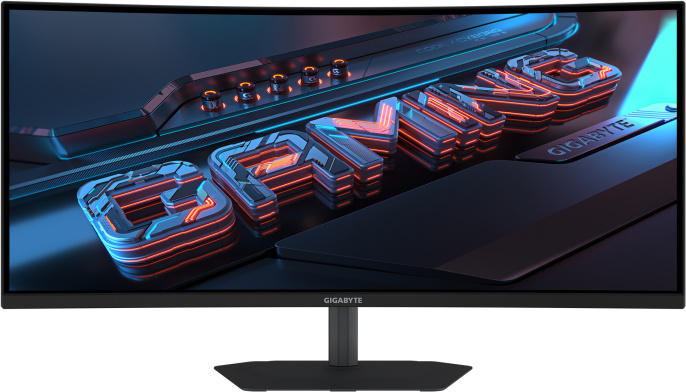 Монитор GigaByte 34" G34WQC2 20VM0-34WQC2BM-1EKS 21:9, VA, WQHD, curved, 200Hz, HAS, 2хHDMI, 2хDisplayPort, speakers, цвет черный, БП встроенный, кабель DP, гарантия 3 года