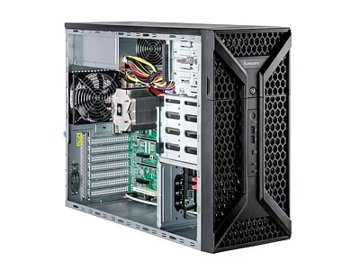 Серверная платформа Supermicro UP Workstation mini-tower 531A-IL 12Gen Intel Core/no DIMM(4) only DDR5/SATARAID HDD(4)LFF/1x1Gbe, 1x2,5Gbe/4xPCIex2-8/3xM.2/668W