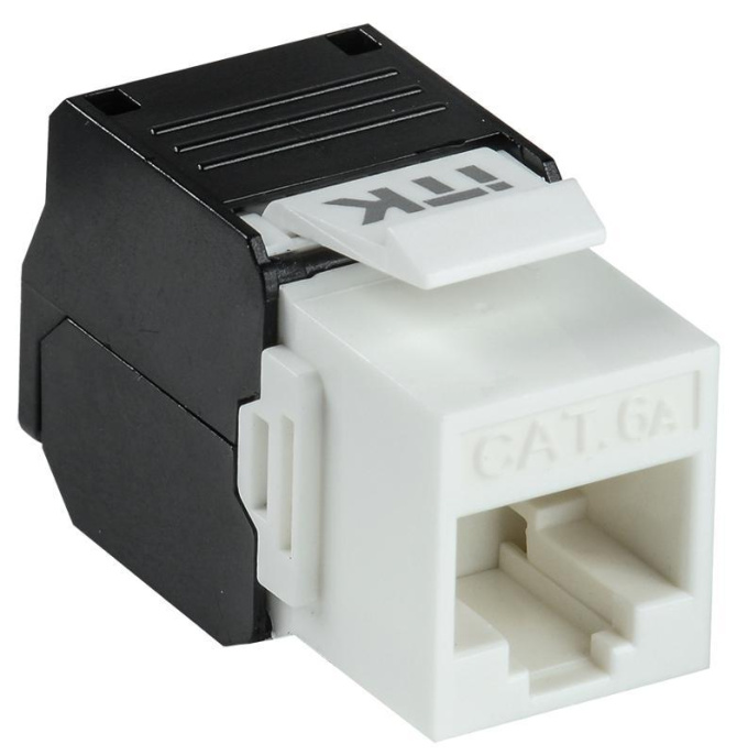 ITK Модуль Keystone Jack кат. 6A UTP без инстр. 180 град. CS1-1C6AU-T2