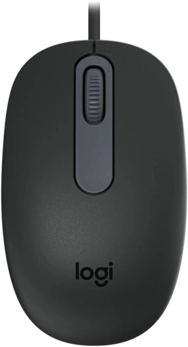 Мышь Logitech M86 черный оптическая 8000dpi USB для ноутбука 2but 910-007661