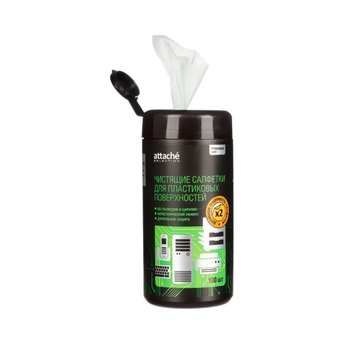 Чистящие салфетки Attache Selection повышенной плотности, 100 шт 1092865