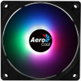 Вентилятор Aerocool Frost 12 120мм, 3-pin, от БП:4-pin (Molex), 1000об/мин, 23.7 дБ, RGB, черный, Ret [frost 12 frgb molex + 3p]
