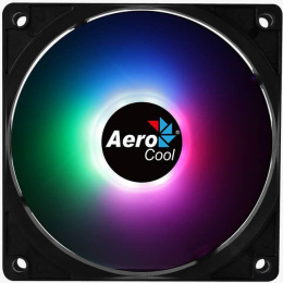 Вентилятор Aerocool Frost 12 120мм, 3-pin, от БП:4-pin (Molex), 1000об/мин, 23.7 дБ, RGB, черный, Ret [frost 12 frgb molex + 3p]