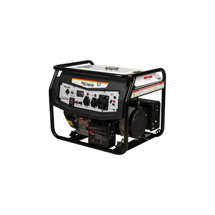 Бензиновый генератор KRANZ KR9000EA 9,0 кВт, 230 В, 25 л, коннектор автоматики, электростартер KR-16-1138