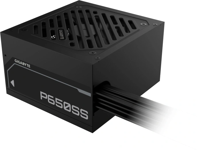 Блок питания Gigabyte GP-P650SS 650W (28200-P65SB-1EUR) (ATX 12V V3.0, 80Plus Silver (КПД 90%), 3,3V-20А, 5V-20А, 12V-54.1А, -12V-0.3А, 5Vsb-3А, 1x24pin, 2х4+4pin, 2х6+2pin, 5хSATA, 3хMolex, OPP/OVP/SCP/OTP/OCP/UVP, 120mm, FDB, 150×140×86мм)