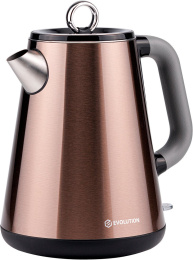 Электрический чайник EVOLUTION KP17153 Steel gold