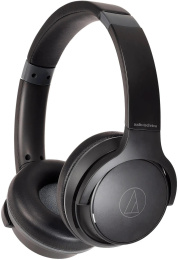 Гарнитура накладные Audio-Technica ATH-S220BT черный беспроводные bluetooth оголовье ATH-S220BT BLACK