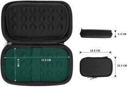 Органайзер UGREEN LP128 50274 Hard Disk & Accessory Multi-functional Storage Bag для кабелей, наушников и жестких дисков. Размер: бульшой L. Цвет: черный (50274_)