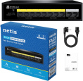 Коммутатор Netis ST110PDI-2-65 L2 10x100Мбит/с 8PoE 65W неуправляемый
