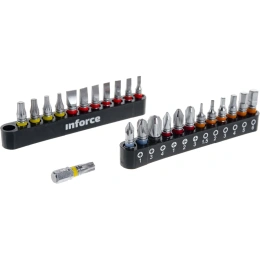 Набор инструментов Inforce 150 предметов 1/2" & 3/8" & 1/4", Сталь Cr-V, Сталь Cr-V, Профессиональный, 06-07-21