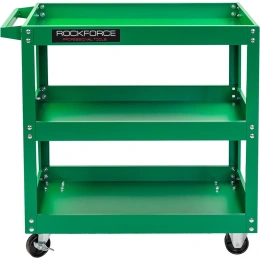 Инструментальная тележка Rockforce 3-х полочная с держателем отверток RF-1141343A 46741