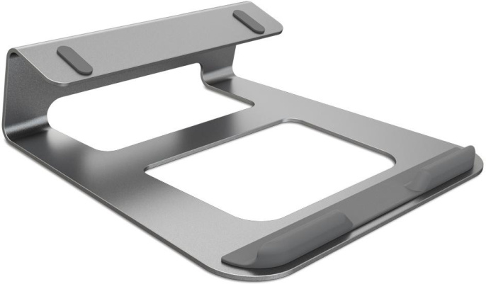 Подставка для ноутбука Cactus CS-NB-AL, 15.4", 235х235, серебристый