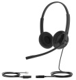 Головная гарнитура Yealink YHS34 Lite Dual Дуо, Проводная, HD звук, QD, RJ9