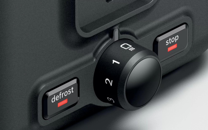 Тостер Bosch TAT3P421,  белый/черный