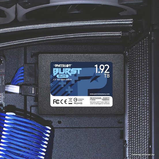 SSD накопитель Patriot Burst Elite PBE192TS25SSDR 1.92ТБ, 2.5", SATA III, SATA