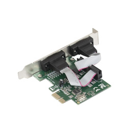 Контроллер ExeGate EXE-307 (PCI-E x1 v1.1, 2*COM port, WinChipHead Chipset WCH382L) EX283706RUS