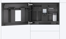 Встраиваемая кофемашина Bosch Serie 8 CTL636ES1 черный /серебристый