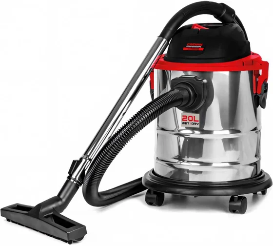 Пылесос промышленный CROWN CT42046, 1000 Вт, 20 л.