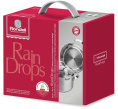 Кастрюля Rondell RainDrops RDS-1294 3.2л. d 20см с крышкой стальной