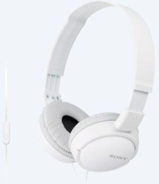 Наушники Sony MDR-ZX110LP, 3.5 мм, накладные, белый [mdr-zx110lp/w]
