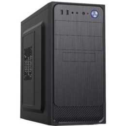 Foxline FZ-015-SX450R " Forza mATX, 450W, 2xUSB2.0, Black, w/o FAN, 12 cm fan PSU, power cord"