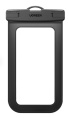 Чехол UGREEN LP186 Вlack 50919 выдвижное уплотнение, водонепроницаемость IPX8, прозрачный, материал: ПВХ+АБС+силикон, технология: горячее тиснение, совместимые телефоны: до 6 дюймов, рабочая температура: -20°C до 70°C