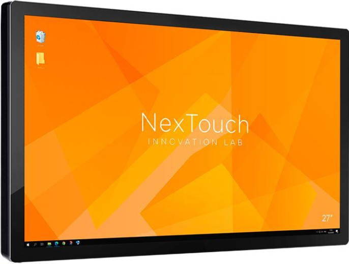 Мультимедийное устройство Интерактивный комплекс NextPanel 27P, 27", FHD 1920х1080 , PCAP, 250 кд/м2, 4000:1, 10 касаний, Intel Pentium G6400, DDR4 4Gb, SSD 128Gb, Wi-Fi (IFCNV1PNT27)